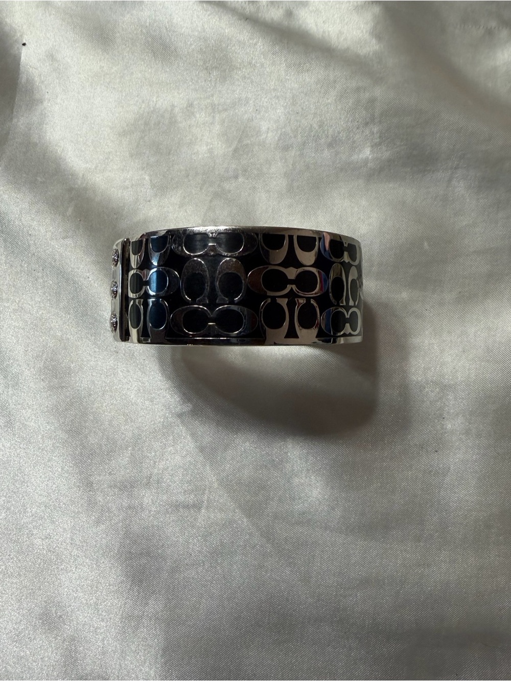 Coach wide bangle bracelet